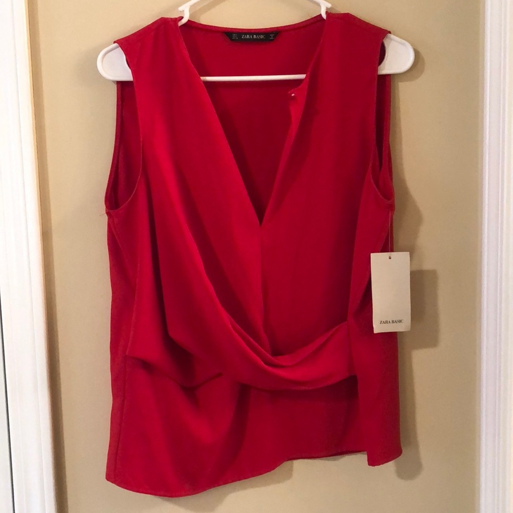 Red blouse